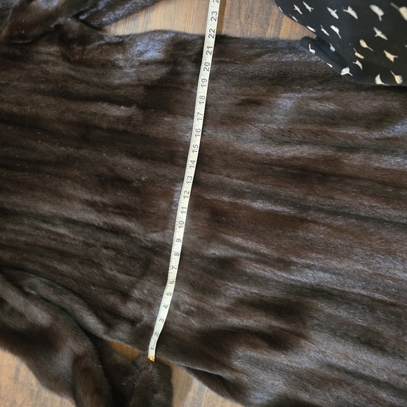 Vintage genuine mink fur coat - Picture 15 of 16